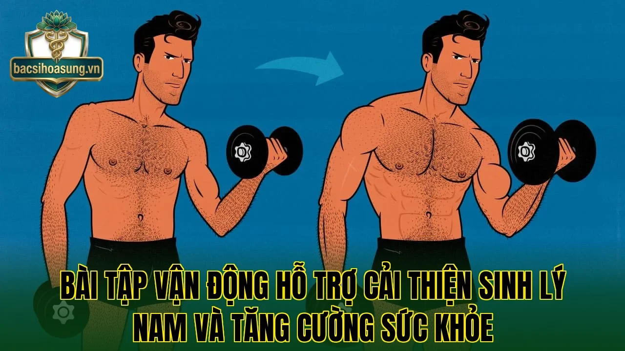 Bài tập vận động hỗ trợ cải thiện sinh lý nam và tăng cường sức khỏe