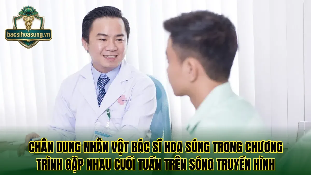 Chân dung nhân vật bác sĩ Hoa Súng trong chương trình Gặp nhau cuối tuần trên sóng truyền hình