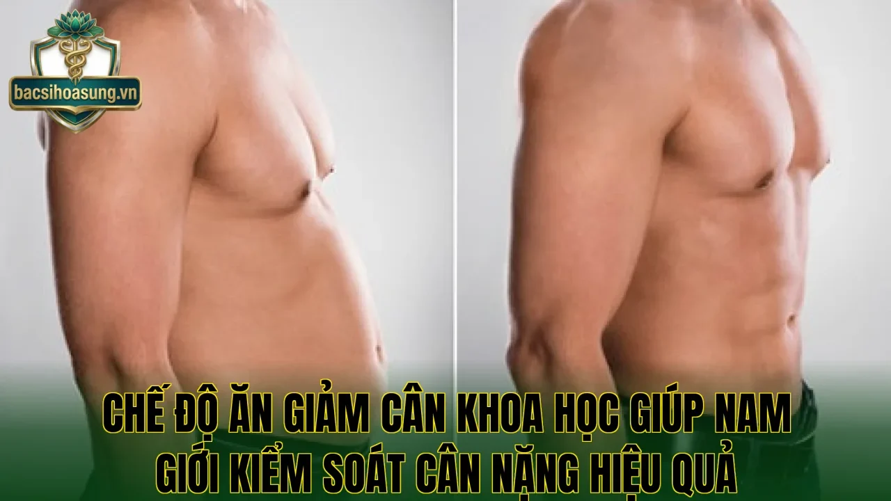 Chế độ ăn giảm cân khoa học giúp nam giới kiểm soát cân nặng hiệu quả
