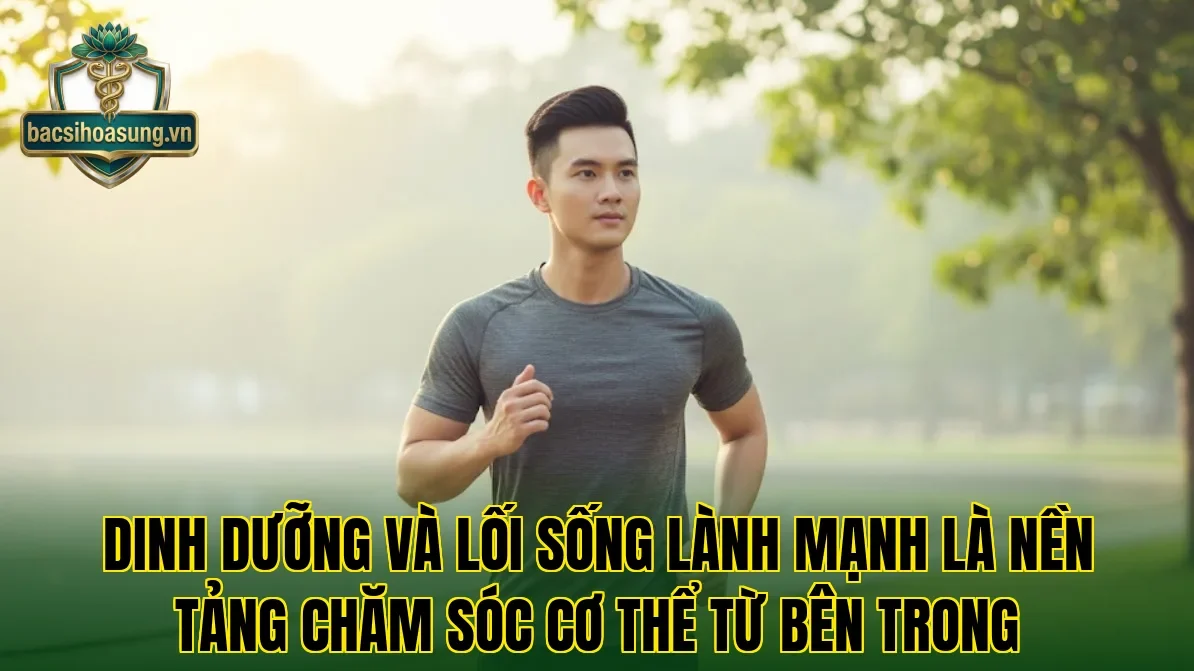 Dinh dưỡng và lối sống lành mạnh là nền tảng chăm sóc cơ thể từ bên trong
