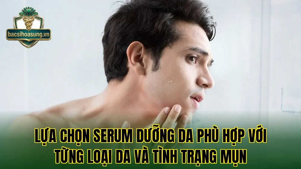 Lựa chọn serum dưỡng da phù hợp với từng loại da và tình trạng mụn