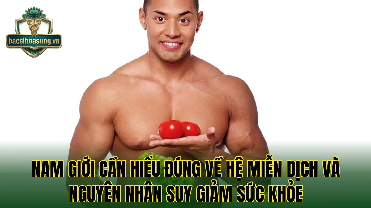 Nam giới cần hiểu đúng về hệ miễn dịch và nguyên nhân suy giảm sức khỏe