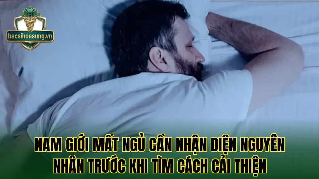 Nam giới mất ngủ cần nhận diện nguyên nhân trước khi tìm cách cải thiện