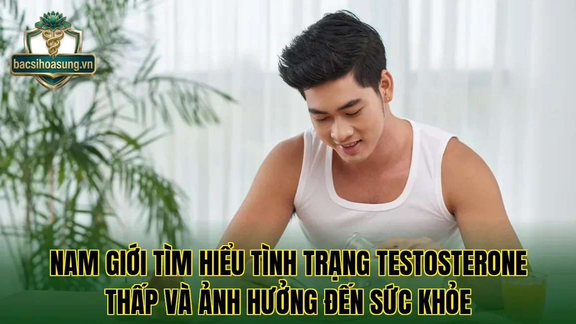 Nam giới tìm hiểu tình trạng testosterone thấp và ảnh hưởng đến sức khỏe