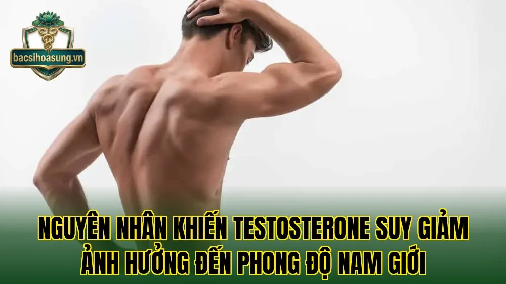 Nguyên nhân khiến testosterone suy giảm ảnh hưởng đến phong độ nam giới