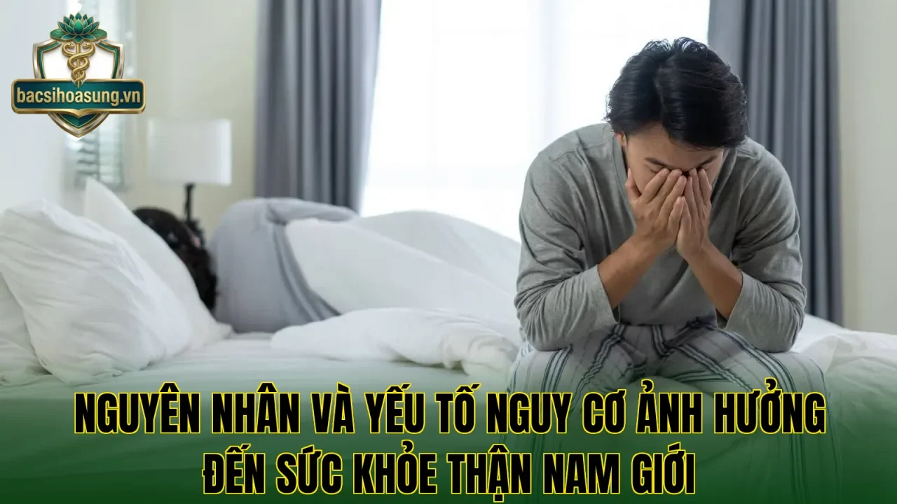 Nguyên nhân và yếu tố nguy cơ ảnh hưởng đến sức khỏe thận nam giới