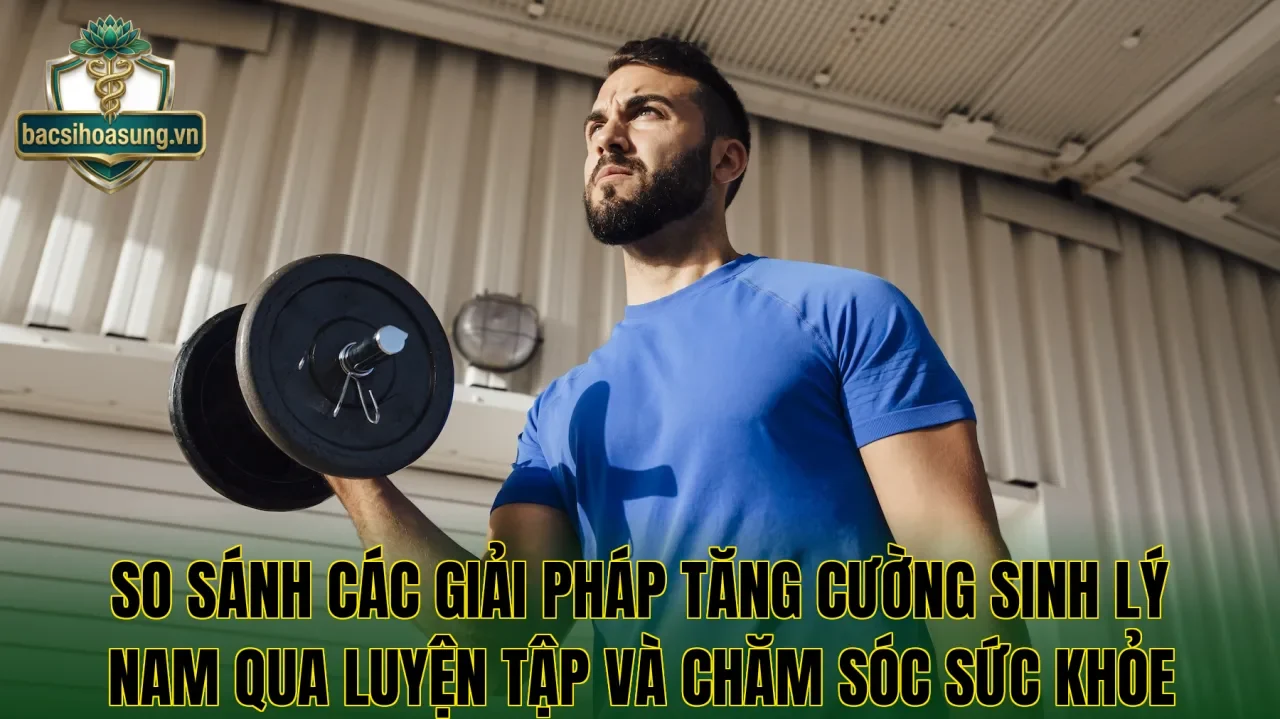 So sánh các giải pháp tăng cường sinh lý nam qua luyện tập và chăm sóc sức khỏe