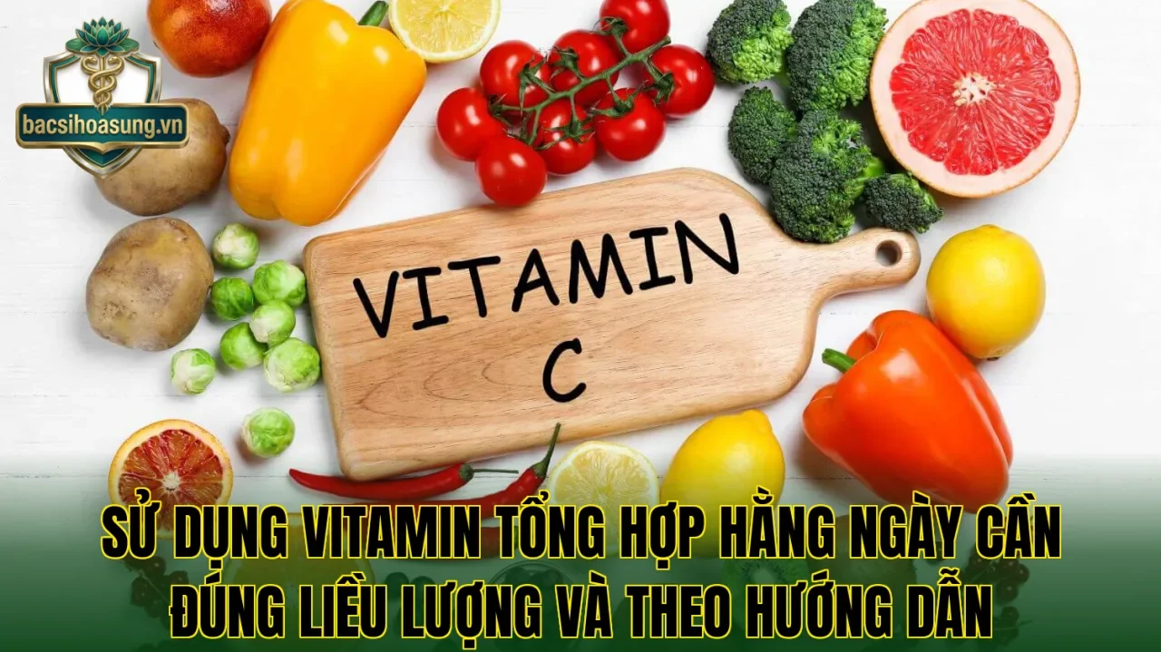 Sử dụng vitamin tổng hợp hằng ngày cần đúng liều lượng và theo hướng dẫn