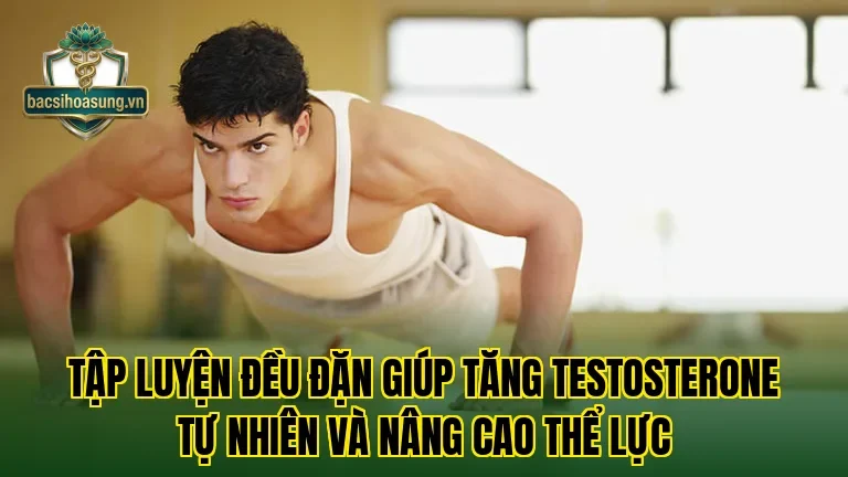 Tập luyện đều đặn giúp tăng testosterone tự nhiên và nâng cao thể lực