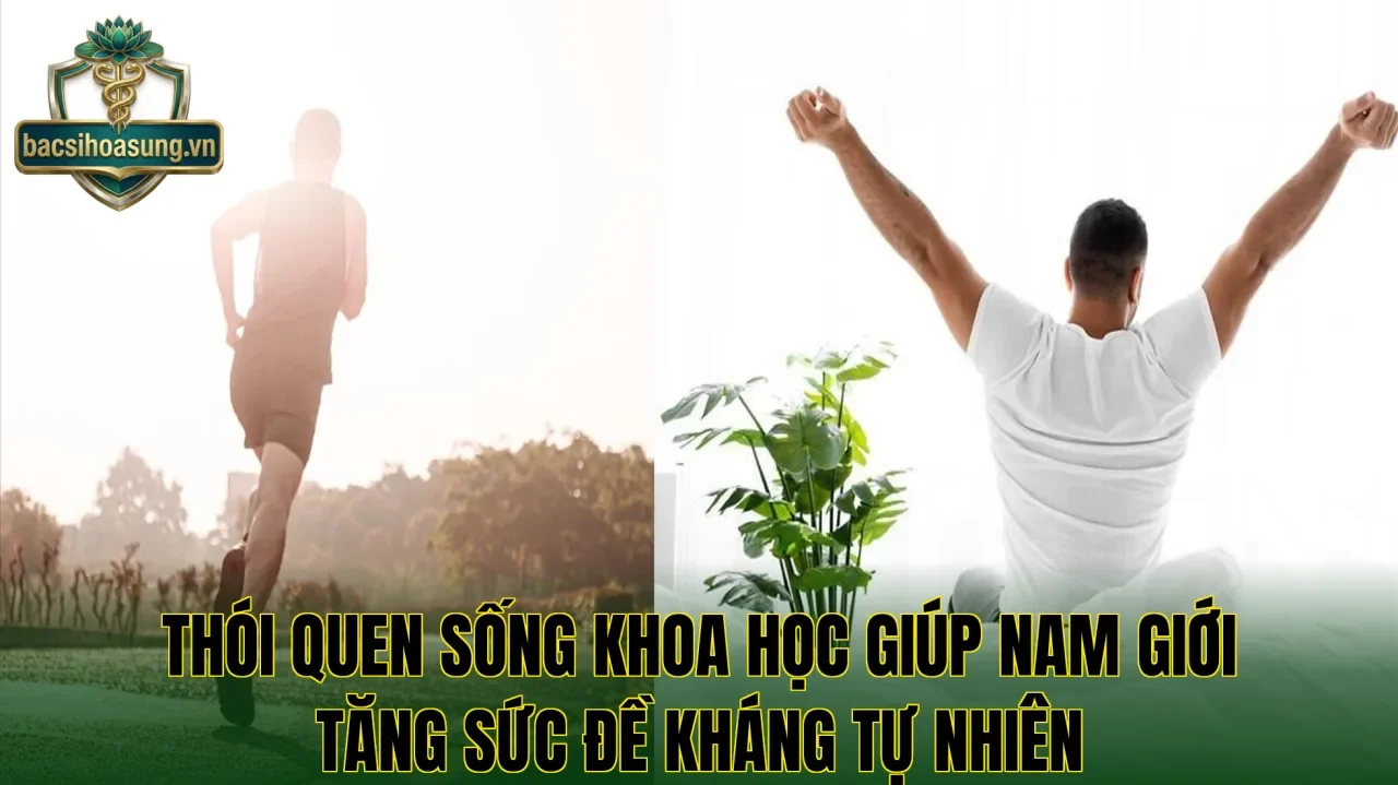 Thói quen sống khoa học giúp nam giới tăng sức đề kháng tự nhiên