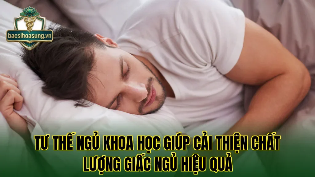 Tư thế ngủ khoa học giúp cải thiện chất lượng giấc ngủ hiệu quả