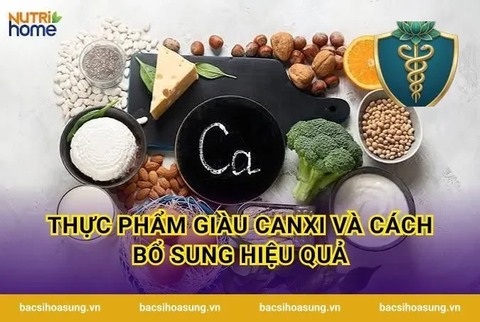 Thực Phẩm Giàu Canxi Và Cách Bổ Sung Hiệu Quả
